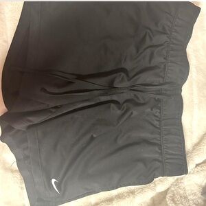 black nike shorts